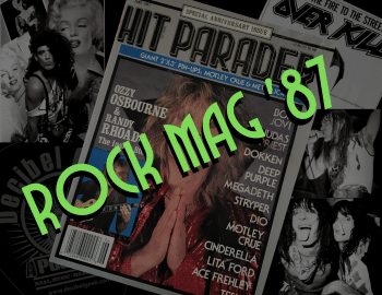 rock mag 87, hit parader, hard rock, heavy metal, music