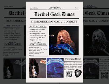 decibel geek times, metallica, alice cooper, deep purple, dick wagner, gary corbett, rock, metal, news, anniversary, decibel geek, podcast