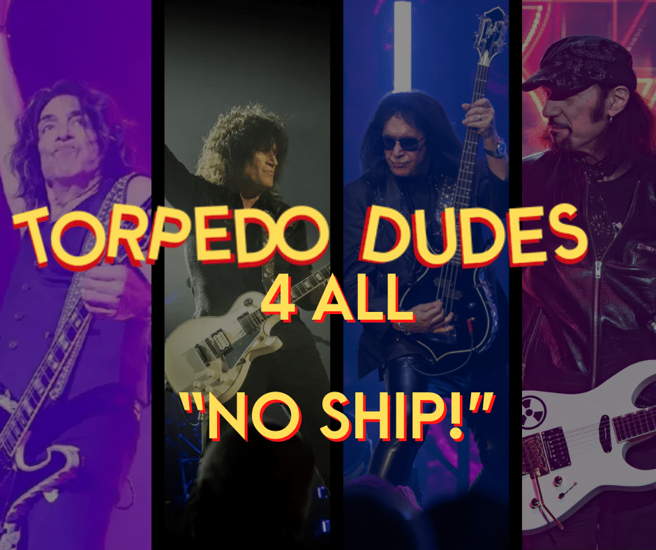 Torpedo Dudes podcast, KISS Landlocked in Vegas, KISS Kruise Unmasked show, Ace Frehley tribute, Paul Stanley voice discussion, Ace Frehley band performance, Handsome Devils performance, Bruce Kulick electric set appearance, KISS acoustic performance, KISS unmasked electric performance, Paul Stanley snubs Bruce Kulick, KISS band tension, From Tokyo to You documentary, Andrew Sgambati KISS fan film, Paul Stanley new KISS music tease, Paul Stanley classic KISS sound, Shout It Out Loud KISS biopic, KISS Avatar show updates, Bob Ezrin on Ace Frehley passing
