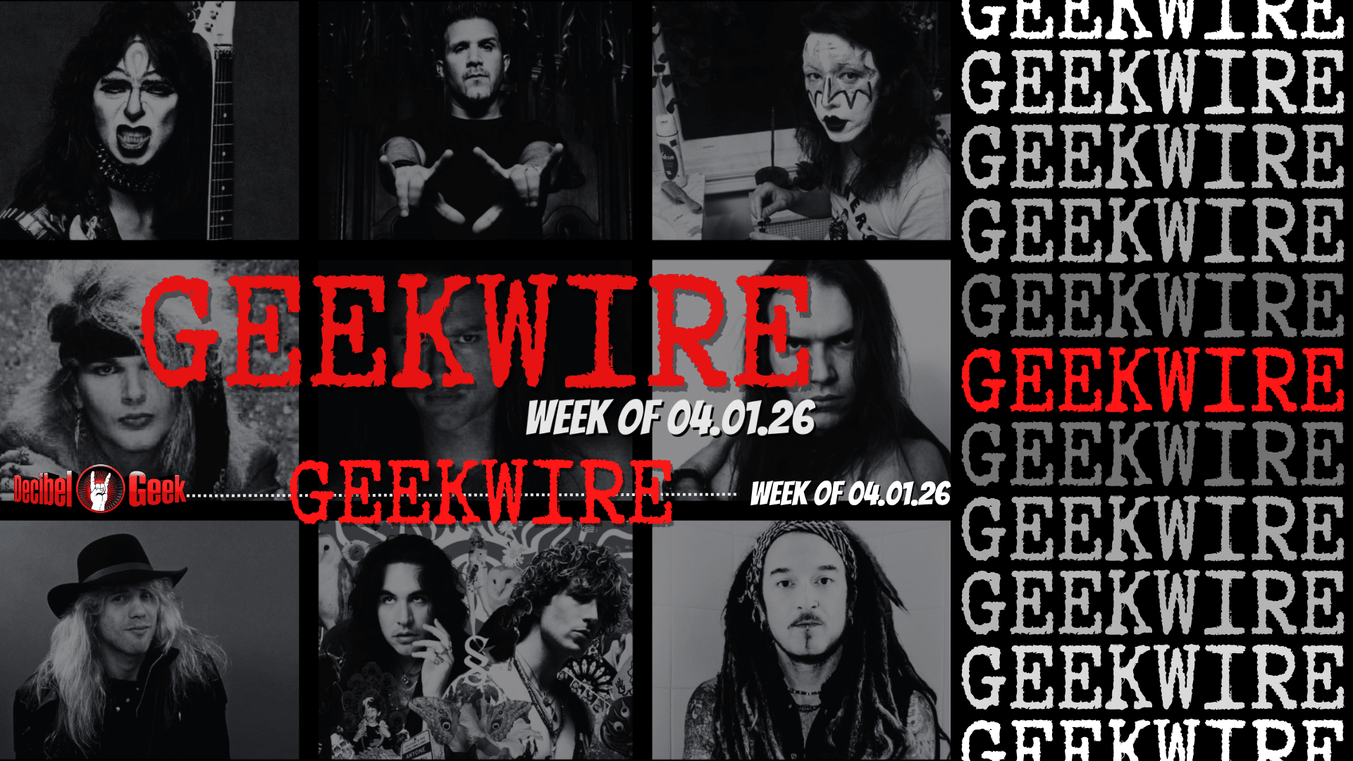 Vinnie Vincent new album, Vinnie Vincent $2 million album, Ace Frehley 1975 Les Paul auction, Slash Duff McKagan Steven Adler Gilby Clarke Taime Downe, Rock for Jennifer performance, Charlie Benante Pantera live album, Charlie Benante new Anthrax album, Anthrax new album 2026, Blaze Bayley Rock and Roll Hall of Fame, Iron Maiden Rock Hall nominees, Bobby Blotzer Ratt reunion, Ratt classic lineup tour, Stanley Simmons Dancing While the World Is Ending, Paul Stanley nepotism comments, Evan Stanley Stanley Simmons, Melissa Reese Guns N Roses tour, William Shatner Rob Halford, You’ve Got Another Thing Comin cover, Rikki Rockett Ghost Notes memoir, Ginger Wildhearts cancer diagnosis, Geoff Tate Todd La Torre, Geekwire week of 04 01 26, Decibel Geek Geekwire