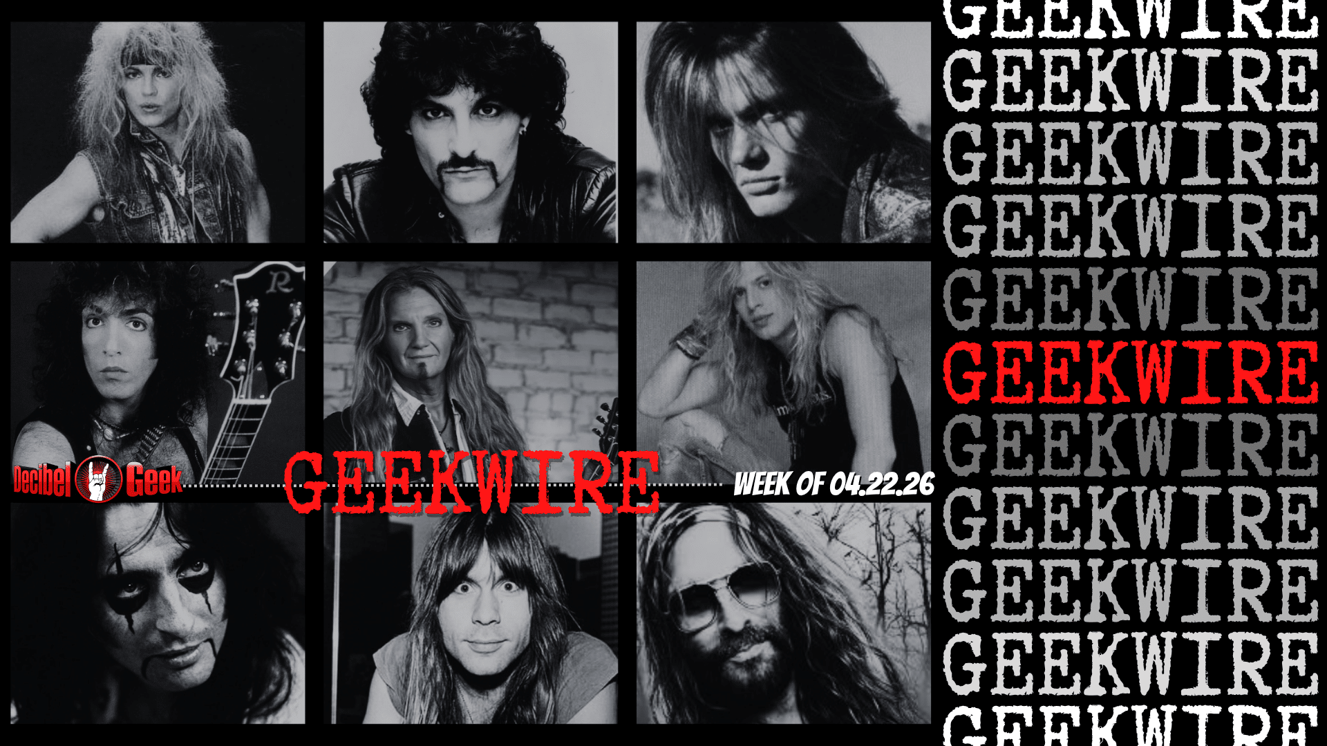 GeekWire 04.21.26, Ted Poley Sebastian Bach, Ted Poley apology, Sebastian Bach news, Slayer Reign in Blood 40th anniversary, Slayer 2026 tour dates, Kyle Thomas Pantera Exhorder, Pantera influenced by Exhorder, Billy Corgan NWA TV deal, National Wrestling Alliance TV deal, Joel Hoekstra Stephen Pearcy tour, Stephen Pearcy solo band 2026, David Reece Accept 50th anniversary, Phil Campbell sons Hella Rock Festival, Motörhead tribute news, Iron Maiden Rock Hall 2026, Iron Maiden Australia tour 2026, KISS unmasked shows 2026, KISS Kruise Landlocked in Vegas, Alice Cooper spring 2026 tour, Anna Cara Alice Cooper, T3RMINAL supergroup news, Steve Brown Jon Bon Jovi vocals, Jon Bon Jovi 2026 tour, Bret Michaels Poison reunion 2027, Poison reunion rumors, Rikki Rockett Mafia shows, Look What the Cat Dragged In 40th anniversary, Carmine Appice Blue Murder tribute, Ace Frehley Ryan Spencer Cook, KISS legacy news, iPod revival, distraction free listening, rock news podcast, hard rock news, heavy metal news, Decibel Geek, GeekWire podcast